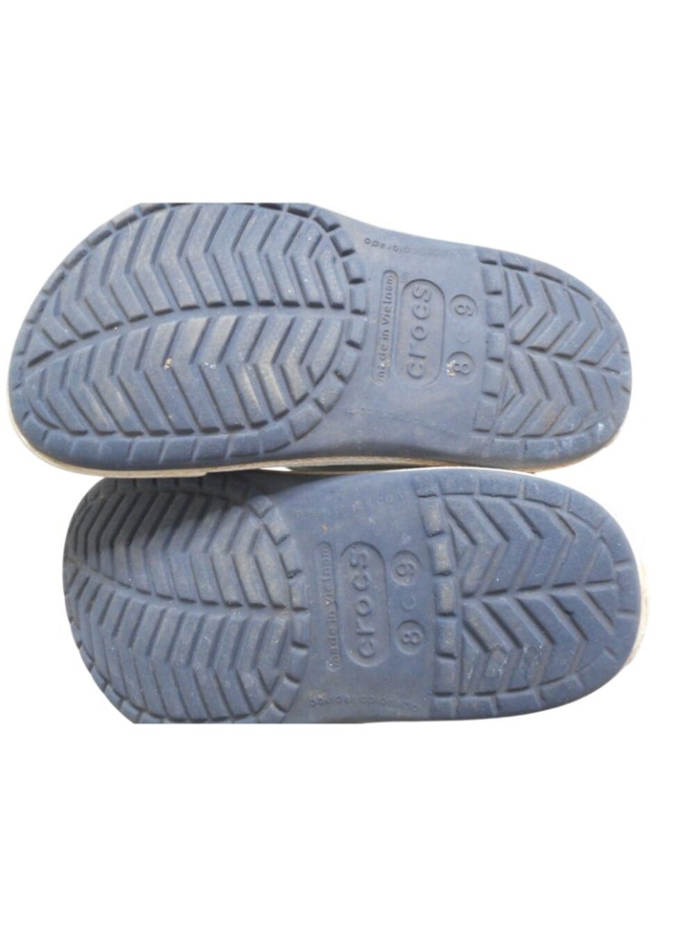 Preowned Crocs Unisex Clog Sz 8/9 Blue - Picture 7 of 7